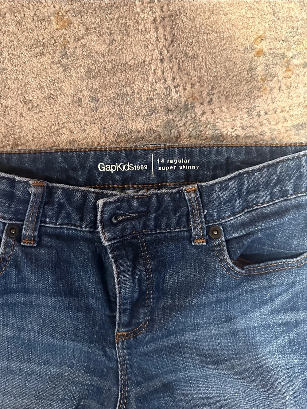 GAP Kids Medium/Dark Blue Slim Stretch Jeans